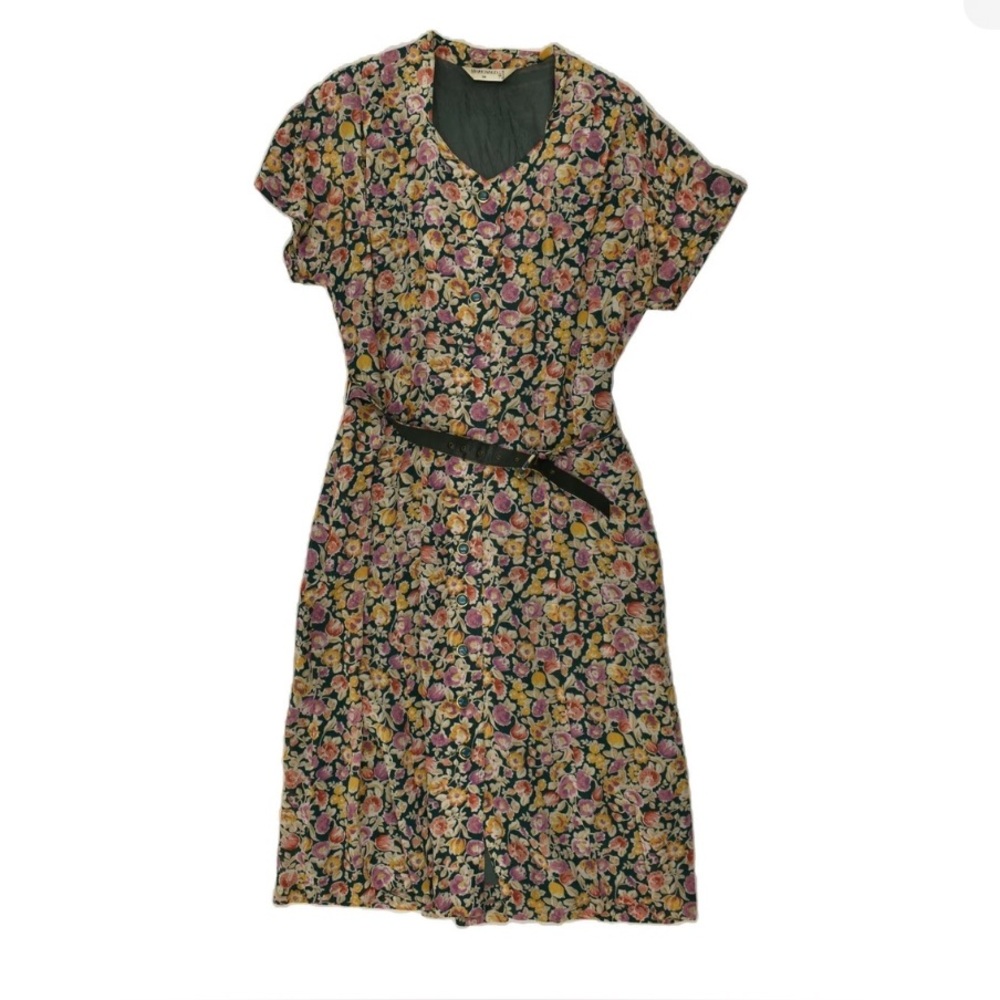 Elegant Floral Midi Dress